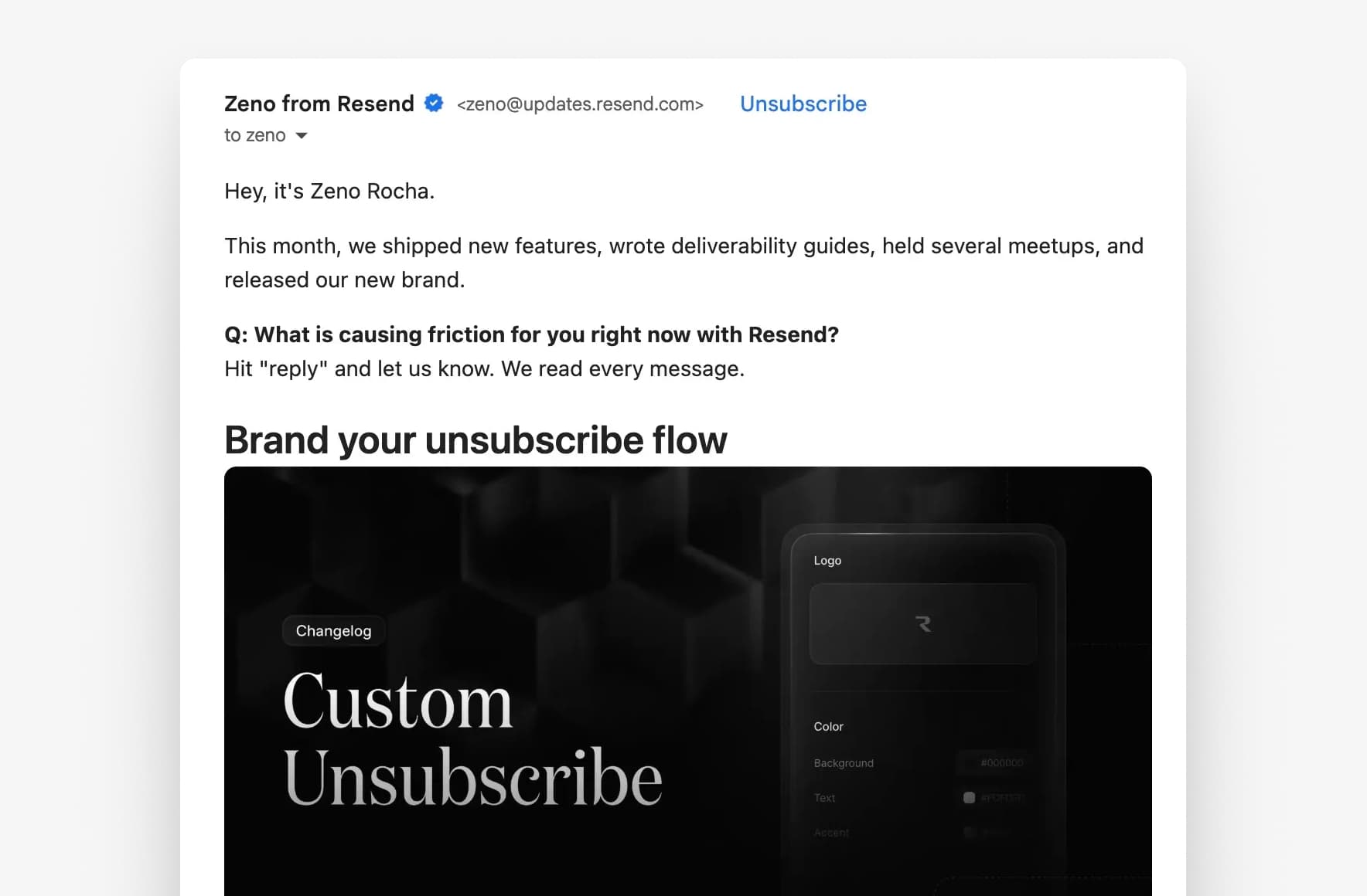 Product Update
